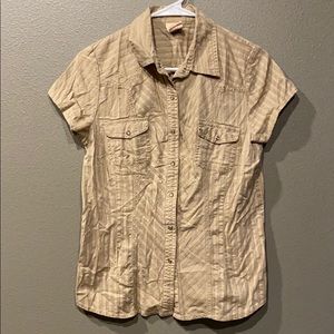 Faded Glory Stretch Button Up Shirt, size M (8/10)